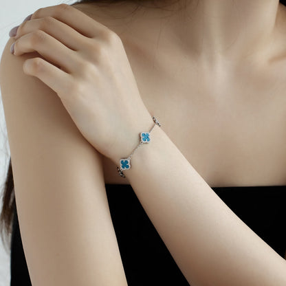 [AURORA]Four-Leaf Clover Exquisite Bracelet