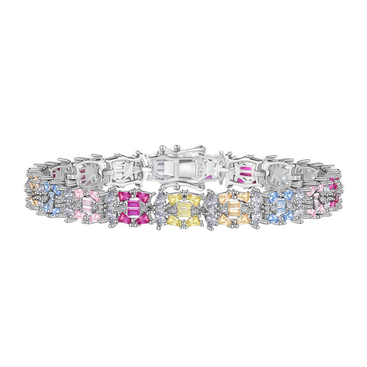 [AURORA]Delicate Colorful Multi Cut Party Bracelet