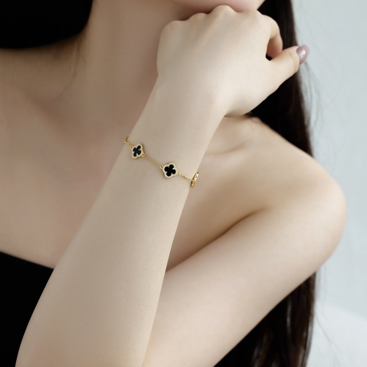 [Aurora]Four-Leaf Clover Exquisite Bracelet