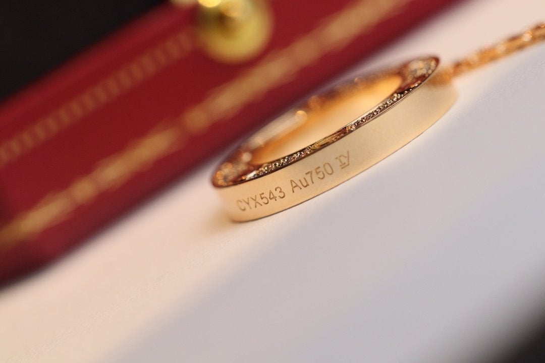 [Aurora]LOVE NECKLACE ADJUSTABLE ROSE GOLD