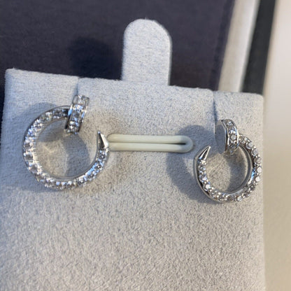 [Aurora]JUSTE EARRINGS SILVER DIAMONDS