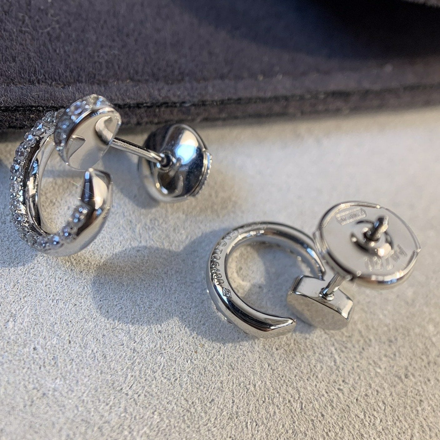 [Aurora]JUSTE EARRINGS SILVER DIAMONDS