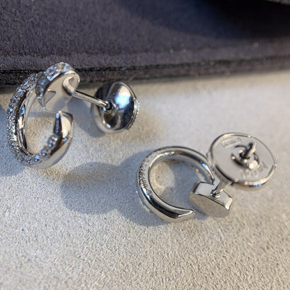 [Aurora]JUSTE EARRINGS SILVER DIAMONDS