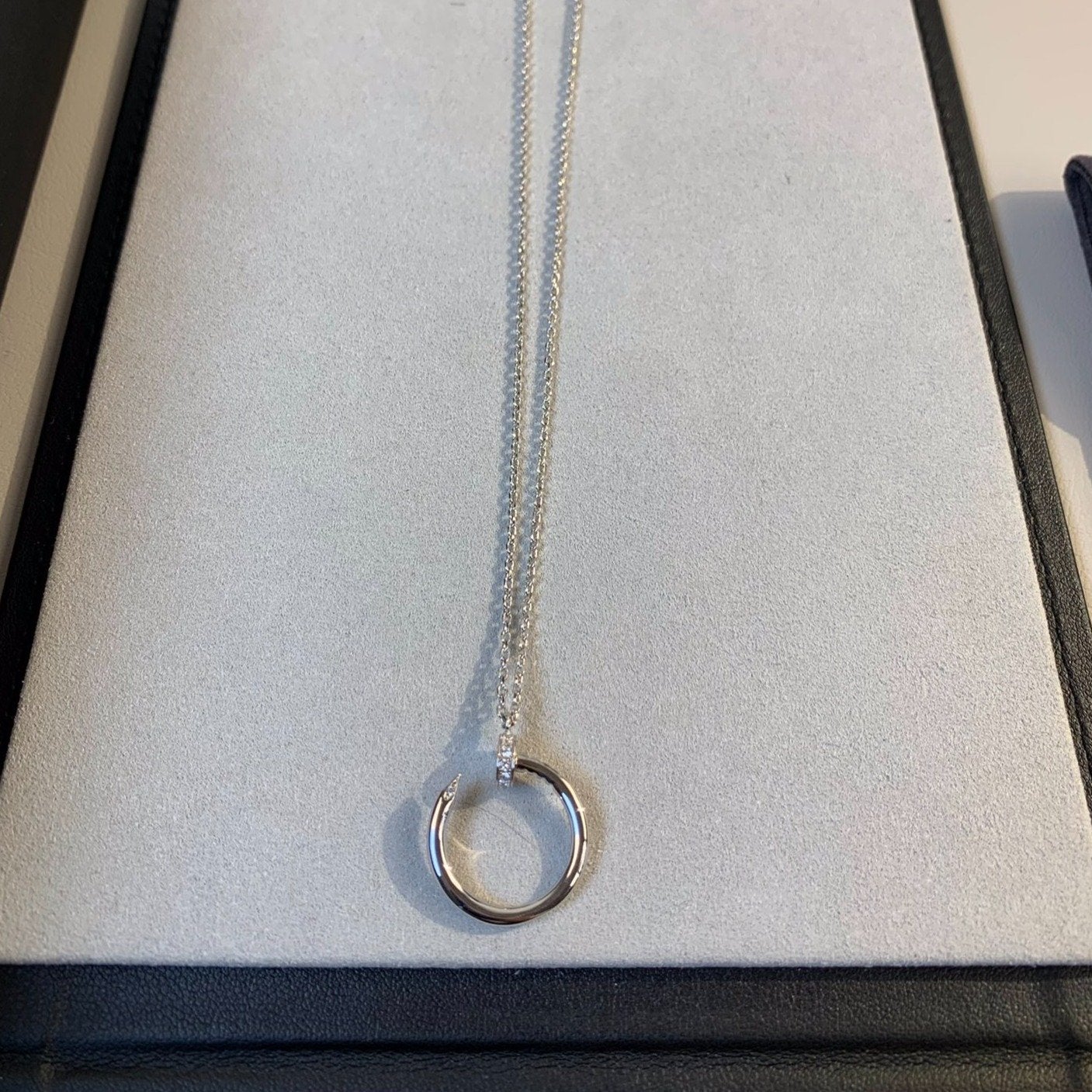[Aurora]JUSTE NECKLACE SILVER