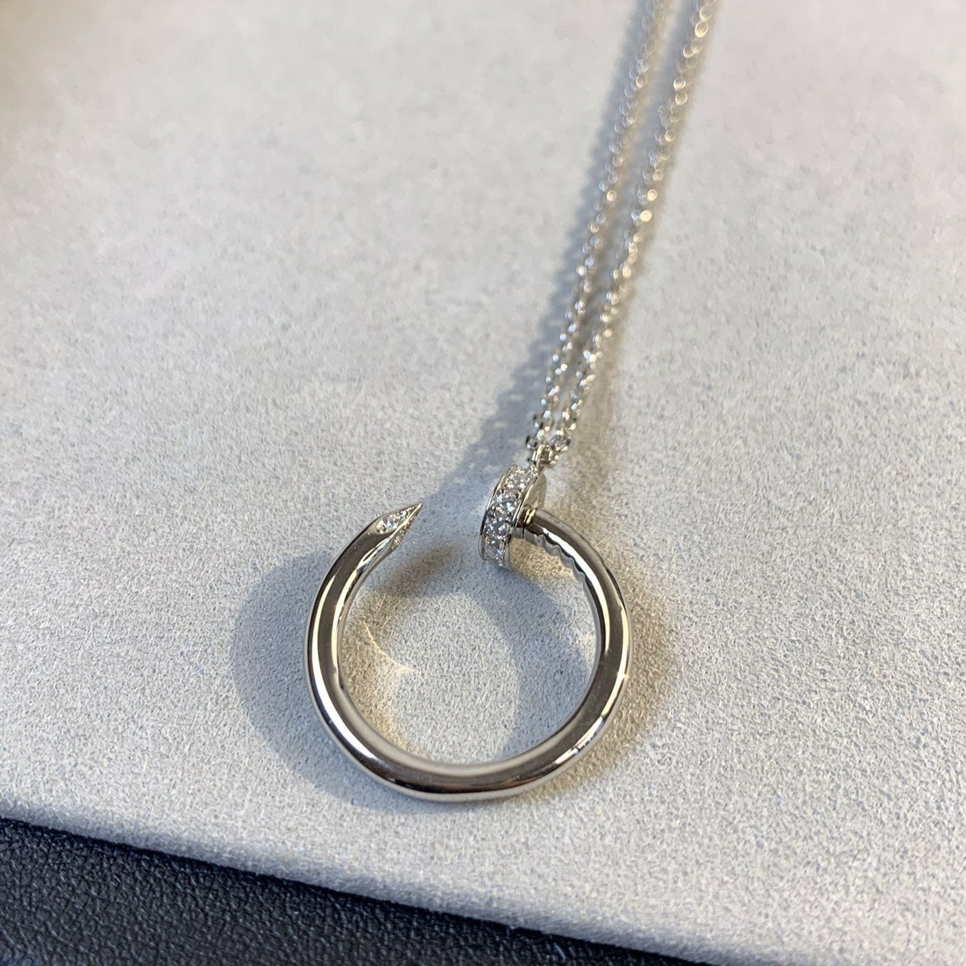 [Aurora]JUSTE NECKLACE SILVER