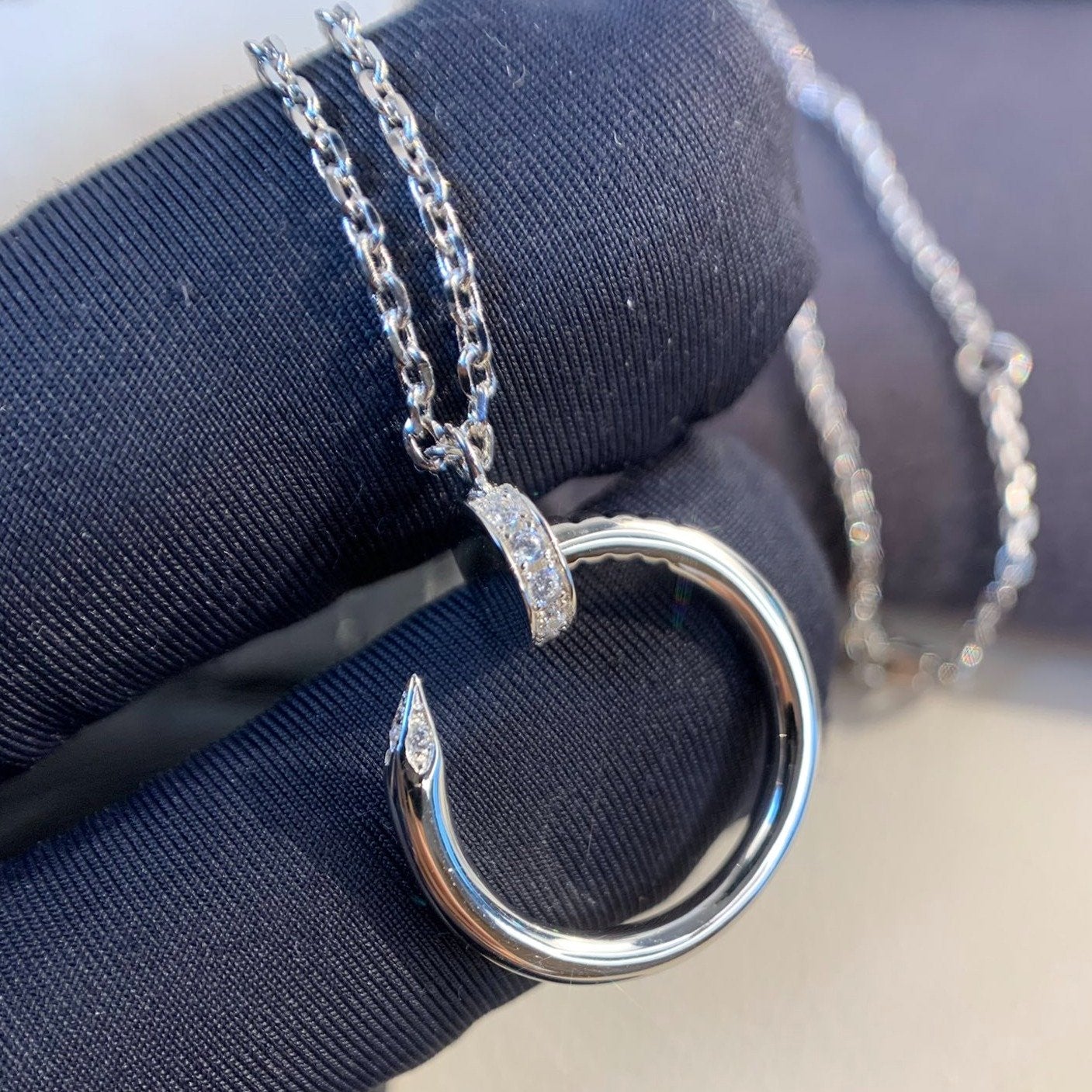 [Aurora]JUSTE NECKLACE SILVER