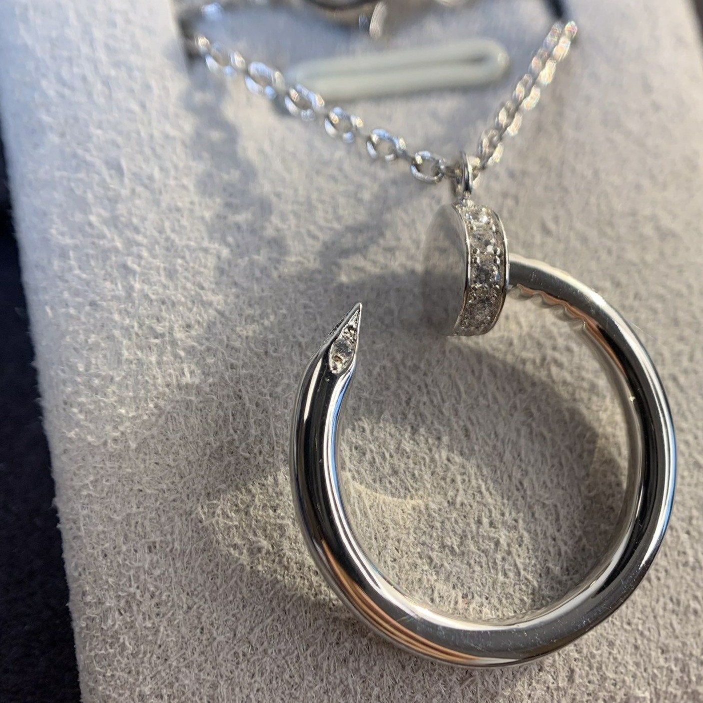 [Aurora]JUSTE NECKLACE SILVER