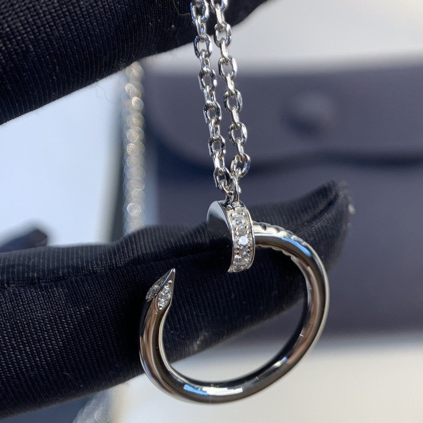 [Aurora]JUSTE NECKLACE SILVER