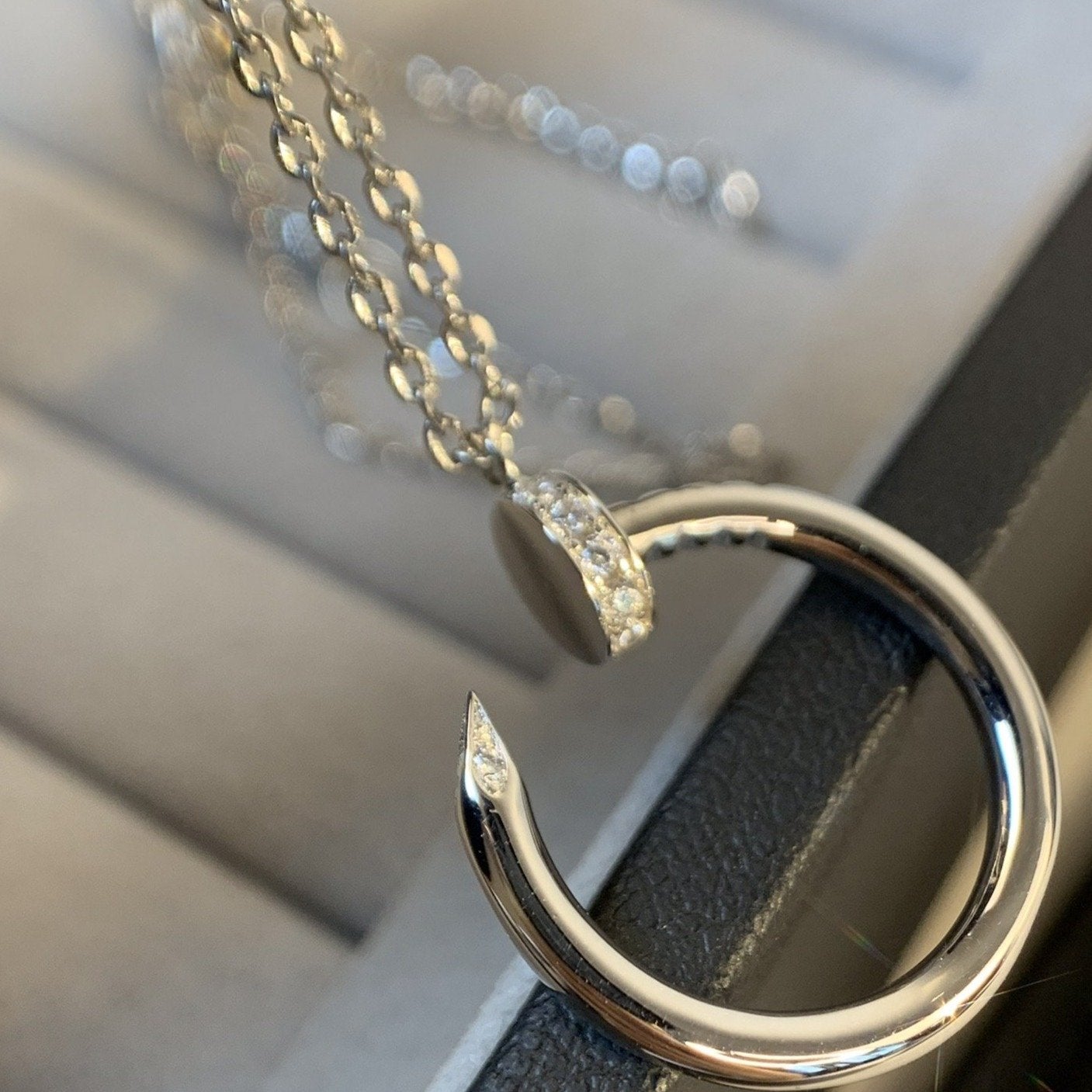 [Aurora]JUSTE NECKLACE SILVER