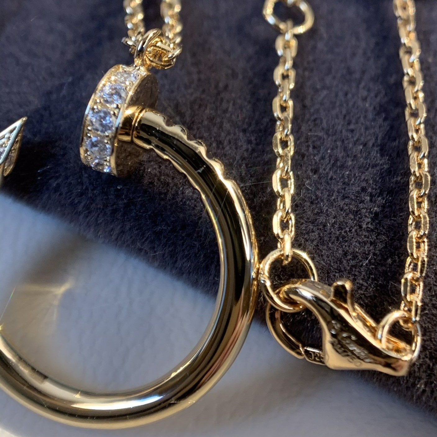 [Aurora]JUSTE NECKLACE PINK GOLD