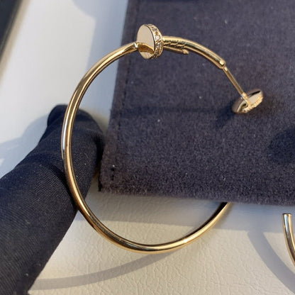 [Aurora]JUSTE EARRINGS GOLD DIAMONDS 1.8MM