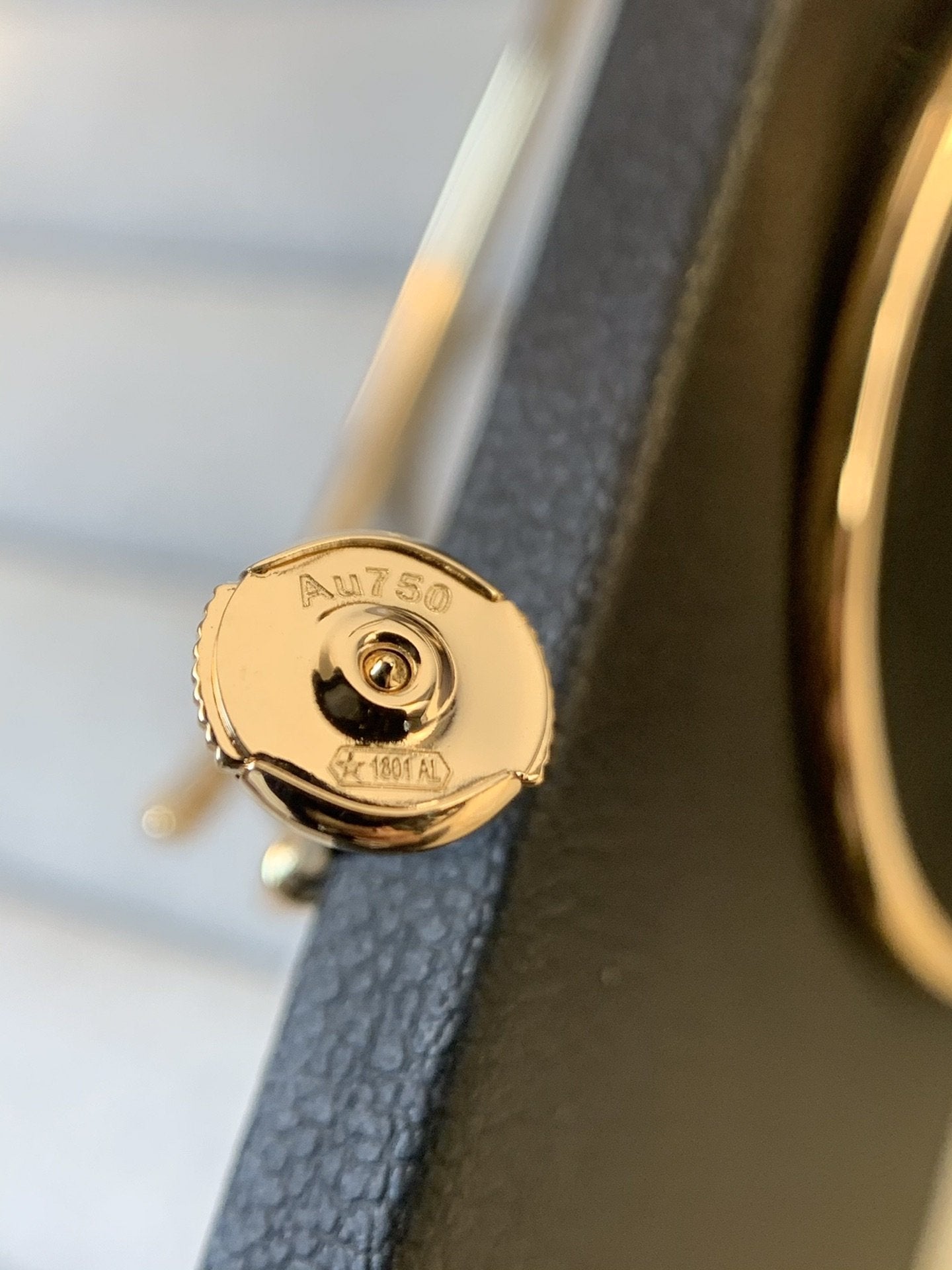 [Aurora]JUSTE EARRINGS GOLD DIAMONDS 1.8MM