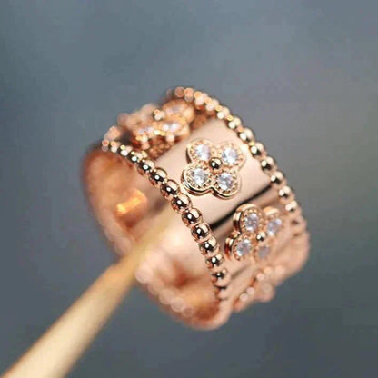 [Aurora]CLOVER KALEIDOSCOPE RING 10MM