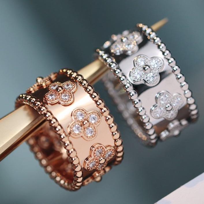[Aurora]CLOVER KALEIDOSCOPE RING 10MM