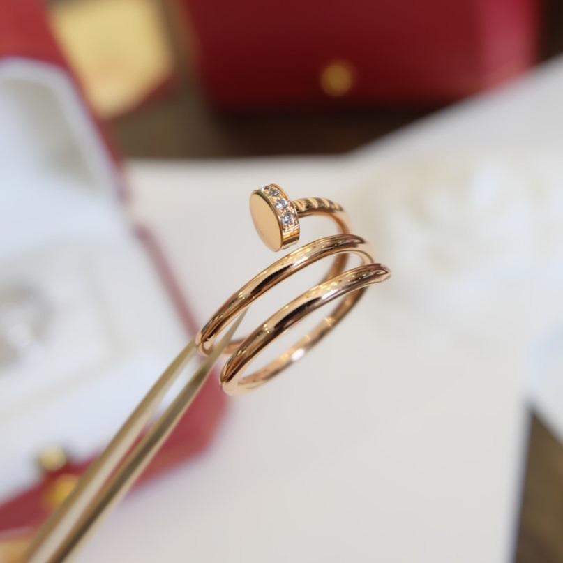 [AURORA]JUSTE RING 1,8MM ROTGOLD DOPPELREIHIG 