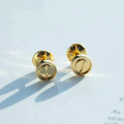 [Aurora]LOVE EARRINGS GOLD 10MM