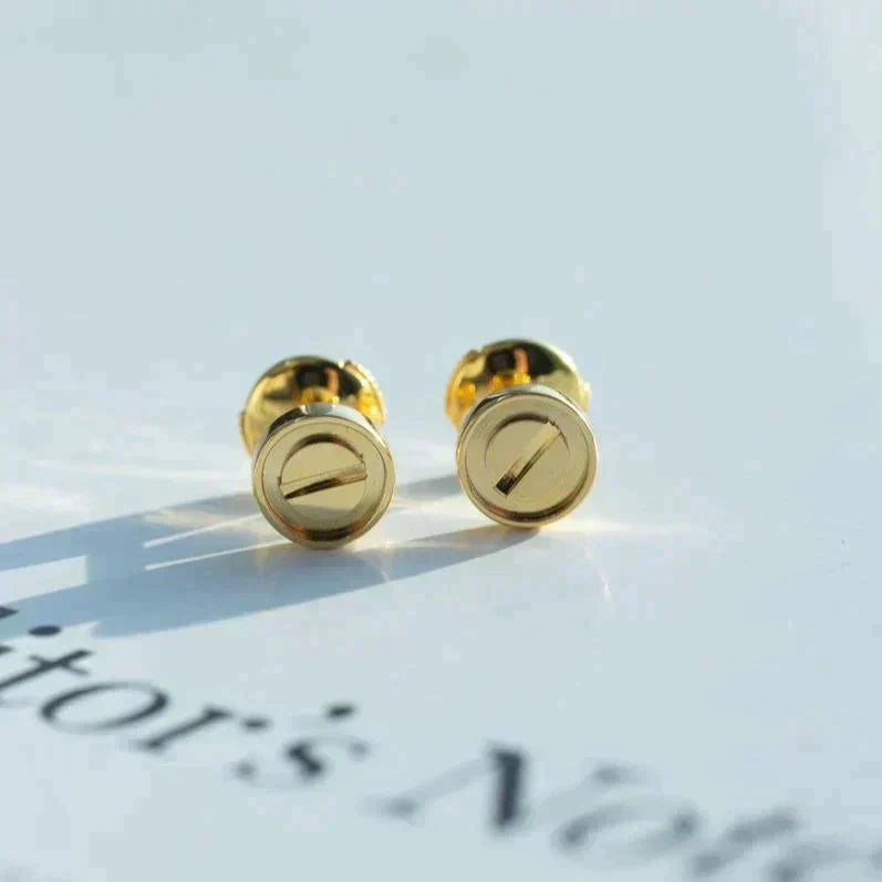 [Aurora]LOVE EARRINGS GOLD 10MM