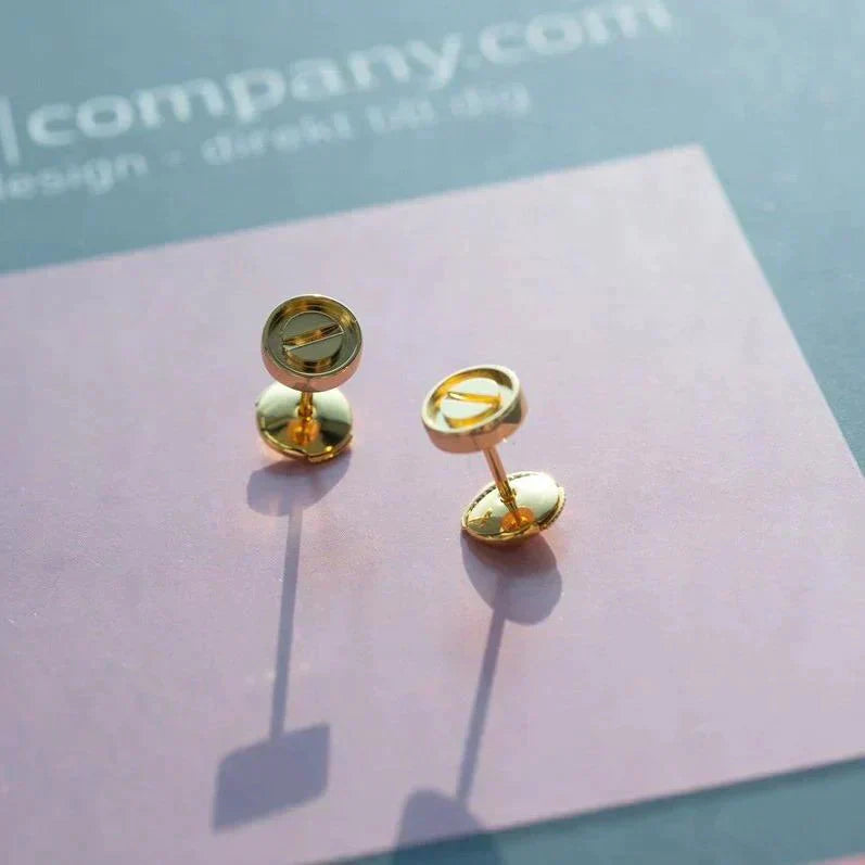 [Aurora]LOVE EARRINGS GOLD 10MM