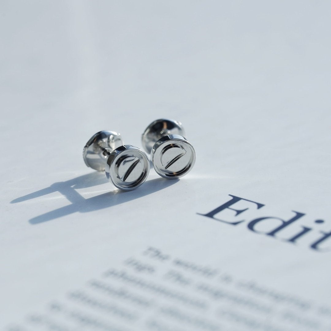 [Aurora]LOVE EARRINGS SILVER 10MM