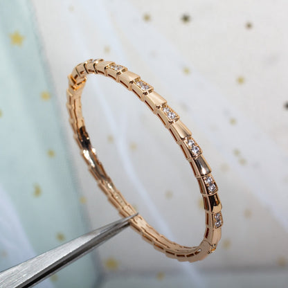 [AURORA]SERPENTI BRACELET PINK GOLD DIAMOND