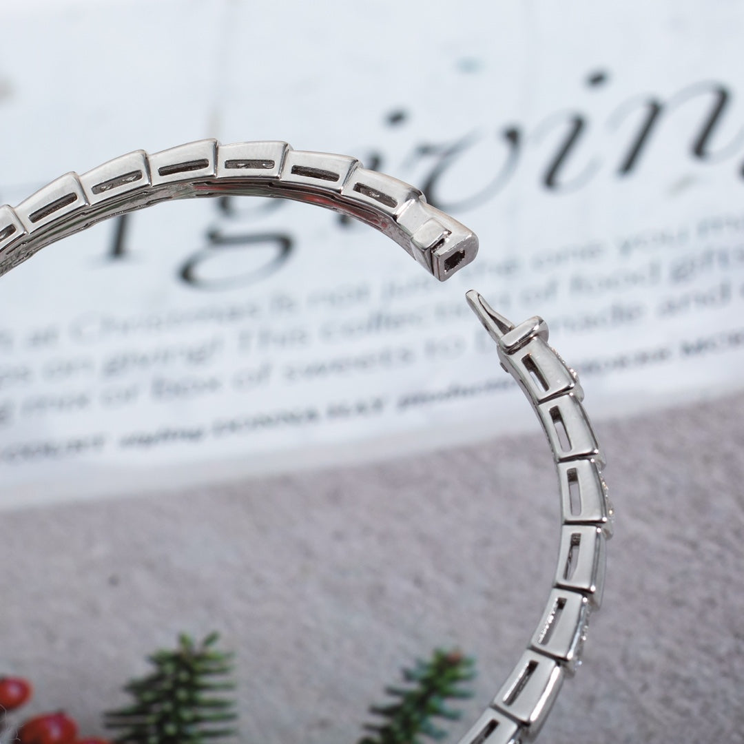 [Aurora]SERPENTI BRACELET SILVER DIAMOND