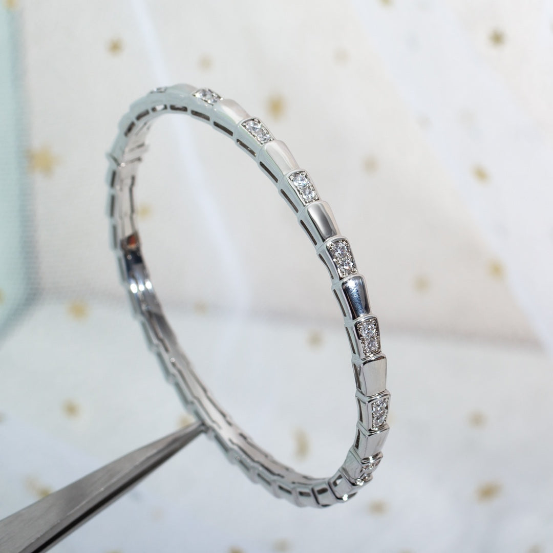 [Aurora]SERPENTI BRACELET SILVER DIAMOND