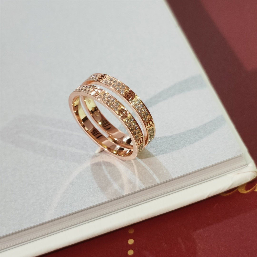 [AURORA]LOVE RING 2.65MM DIAMOND