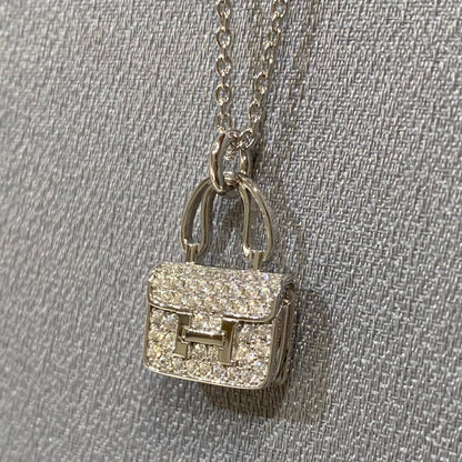 [Aurora]CONSTANCE PEDANT DIAMOND NECKLACE