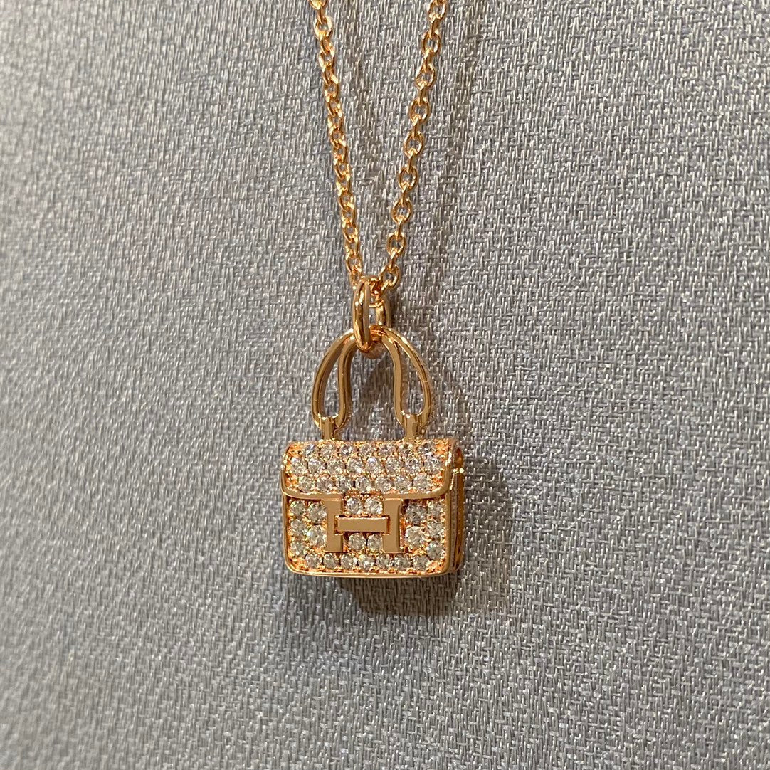 [Aurora]CONSTANCE PEDANT DIAMOND NECKLACE