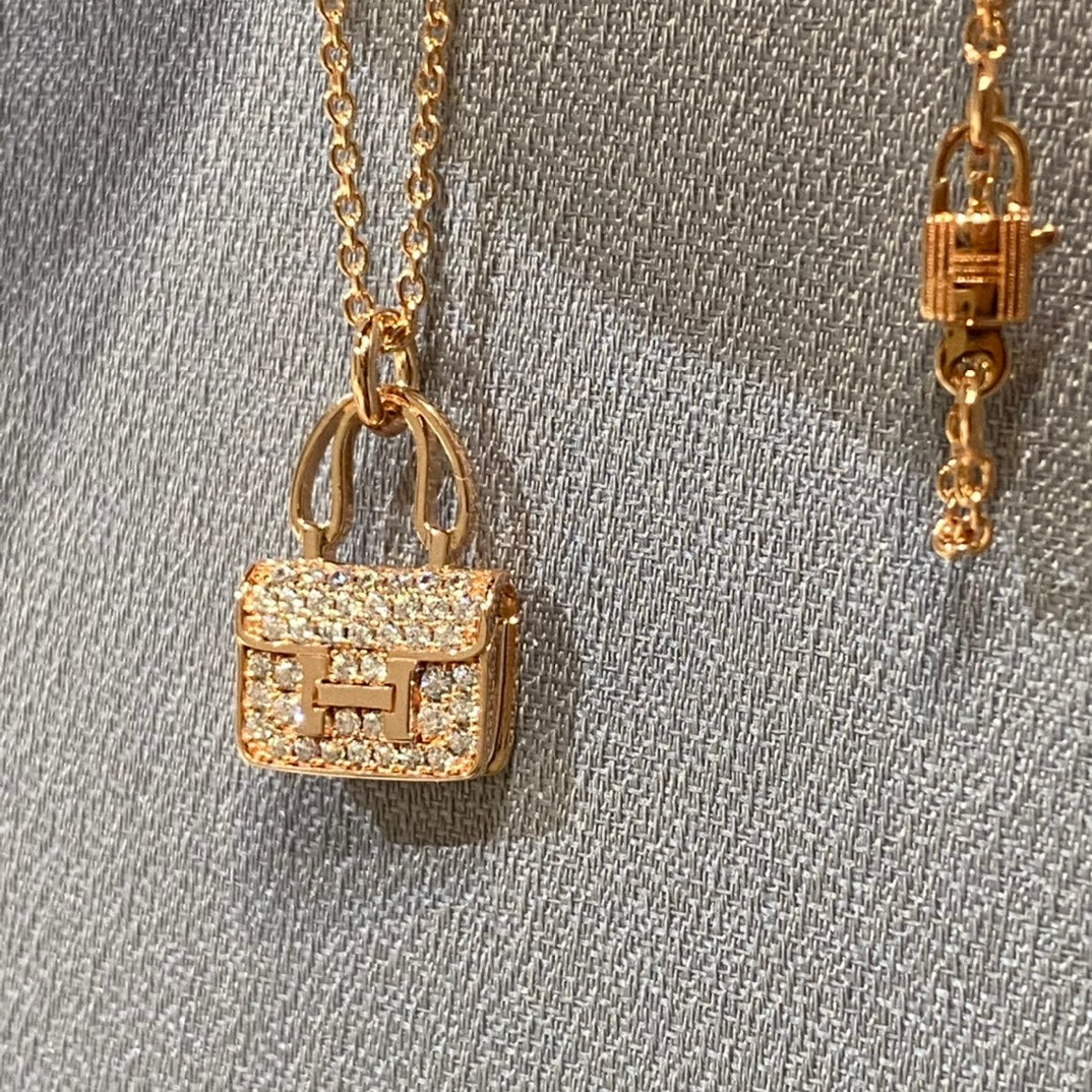[Aurora]CONSTANCE PEDANT DIAMOND NECKLACE