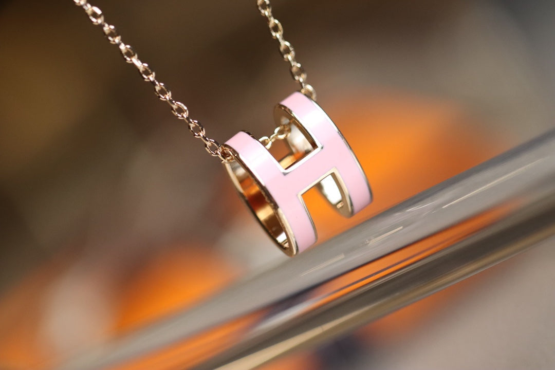 [Aurora]POP H PEDANT PINK GOLD