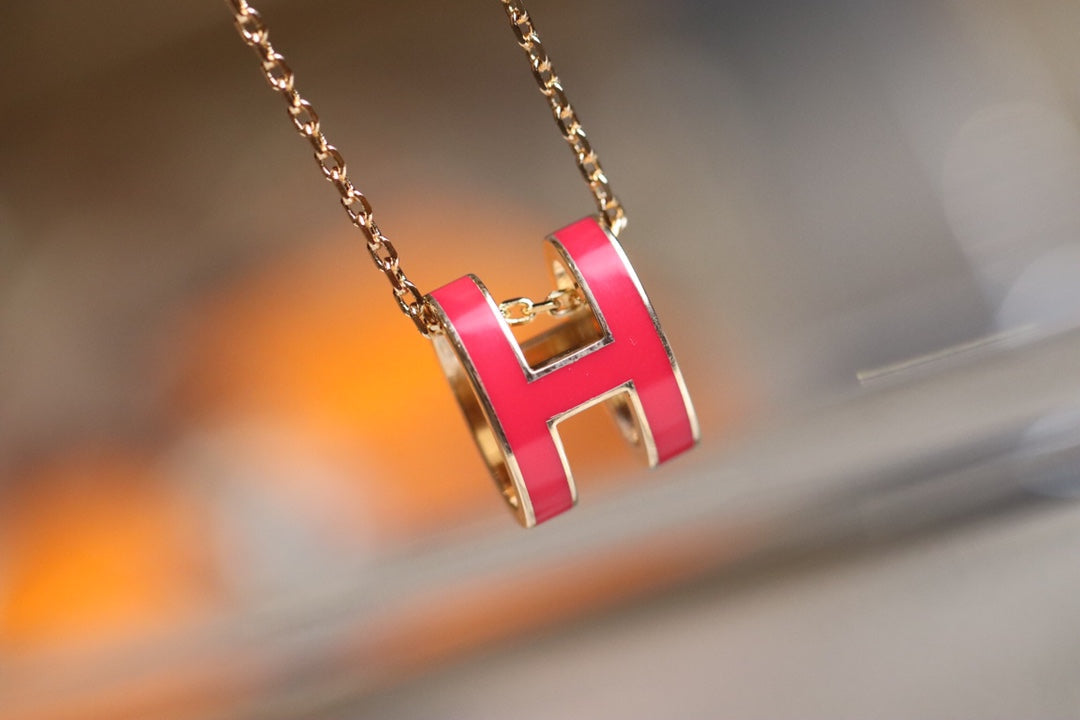 [Aurora]POP H PEDANT PINK GOLD
