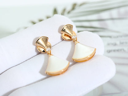[AURORA]DREAM MOP PINK GOLD EARRINGS