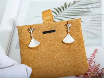 [AURORA]DREAM MOP PINK GOLD EARRINGS