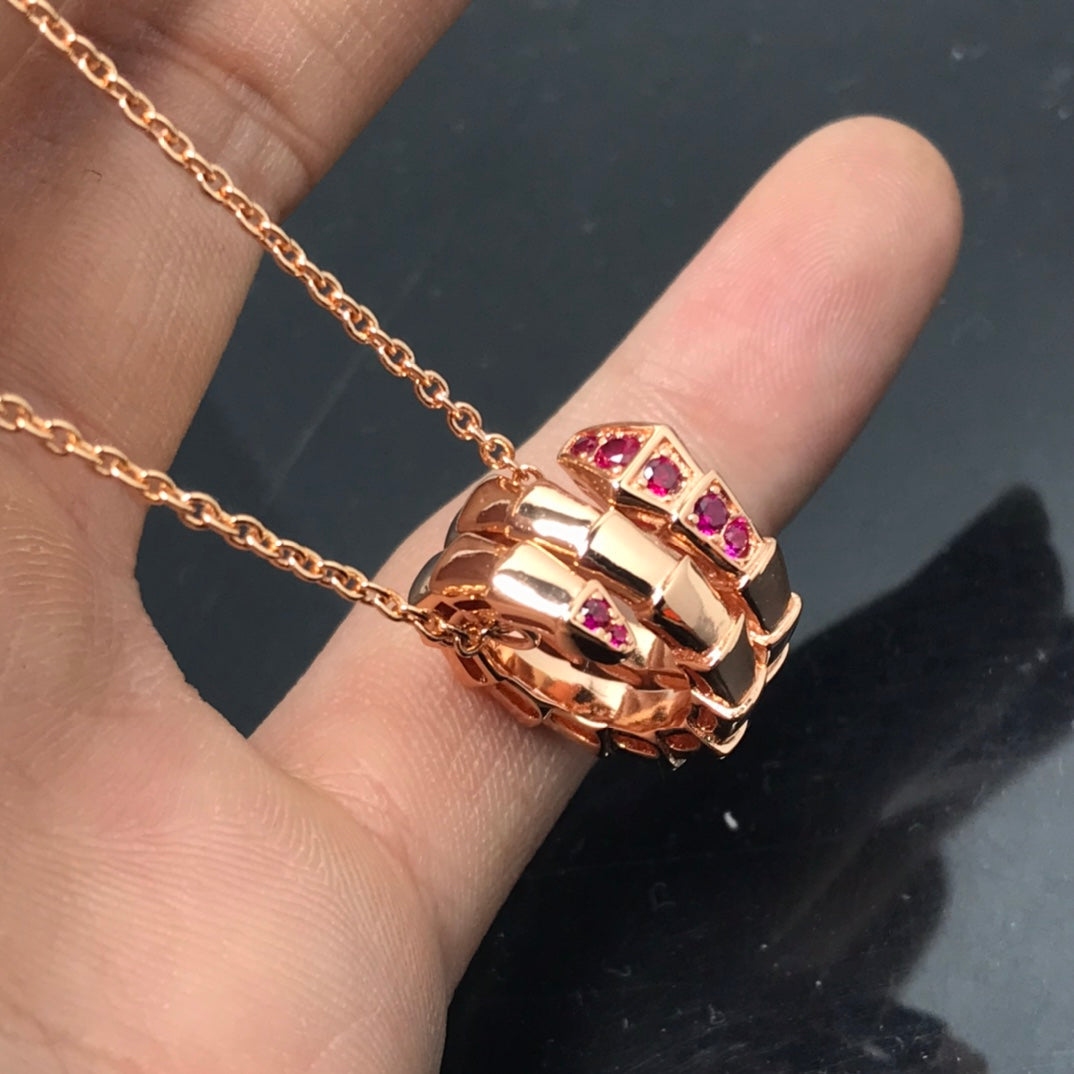 [AURORA]SERPENTI PEDANT NECKLACE