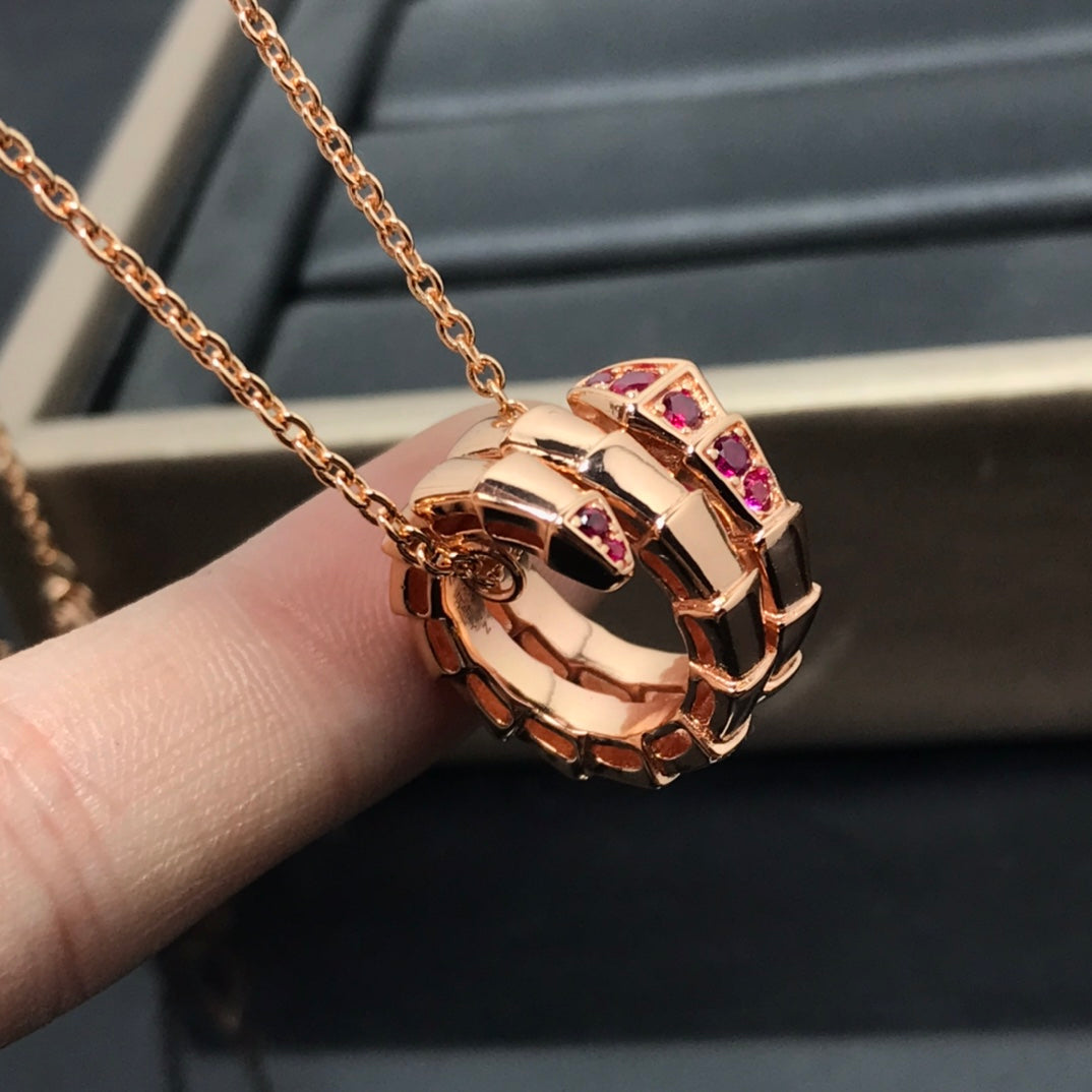 [AURORA]SERPENTI PEDANT NECKLACE