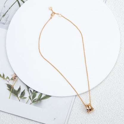 [Aurora]SERPENTI PINK GOLD NECKLACE DIAMOND