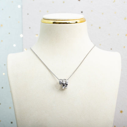 [AURORA] SERPENTI-HALSKETTE AUS SILBER MIT DIAMANT