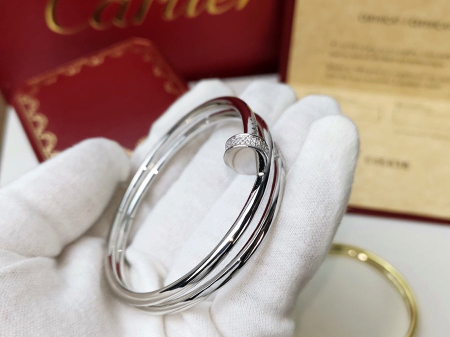 [Aurora]JUSTE BRACELET 3.5MM DOUBLE ROW DIAMOND