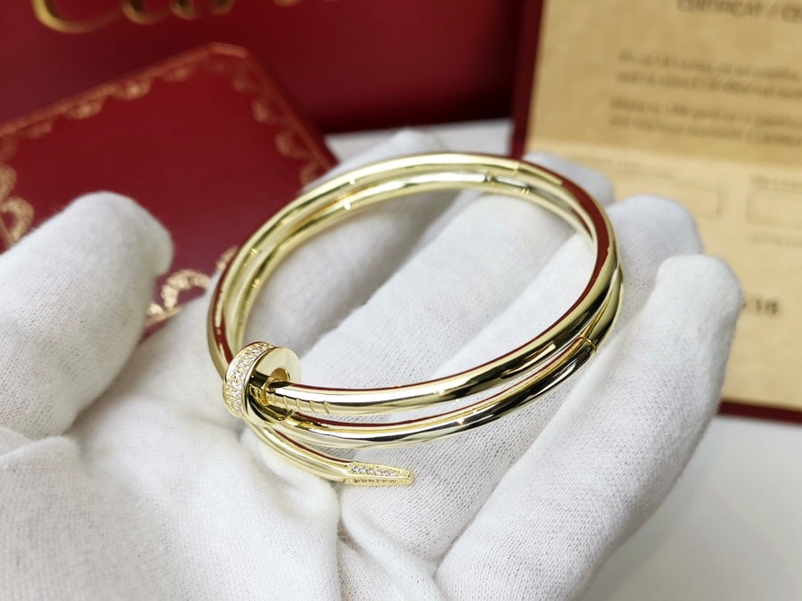 [Aurora]JUSTE BRACELET 3.5MM DOUBLE ROW DIAMOND