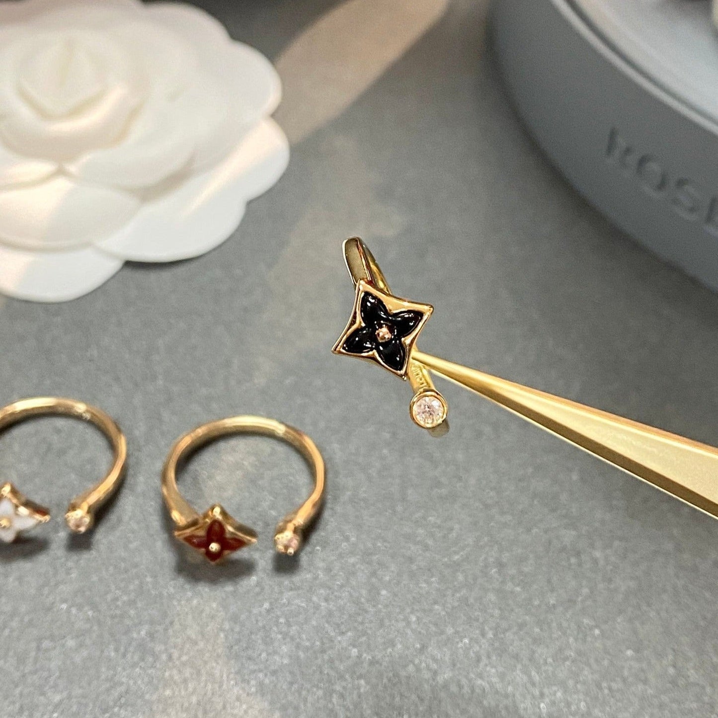 [Aurora]STAR 1 DIAMOND OPEN RING
