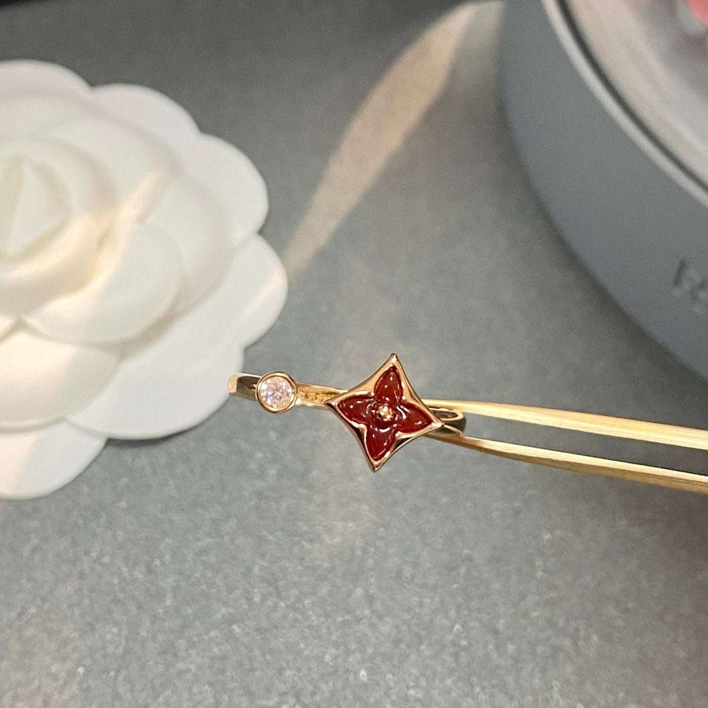 [Aurora]STAR 1 DIAMOND OPEN RING