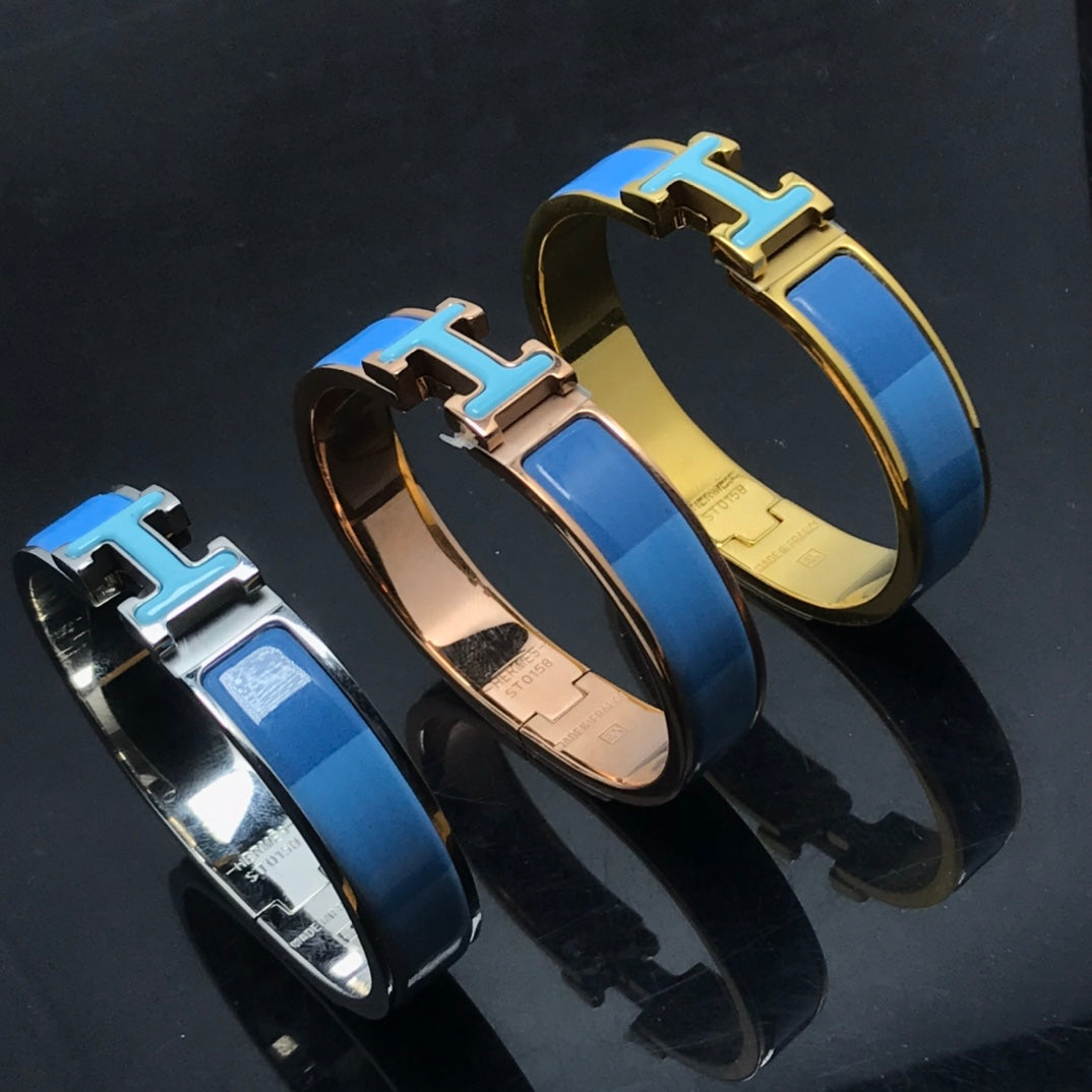 [AURORA]H ARMBAND BLAUER REGENBOGEN KERAMIK