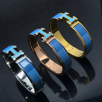 [AURORA]H ARMBAND BLAUER REGENBOGEN KERAMIK