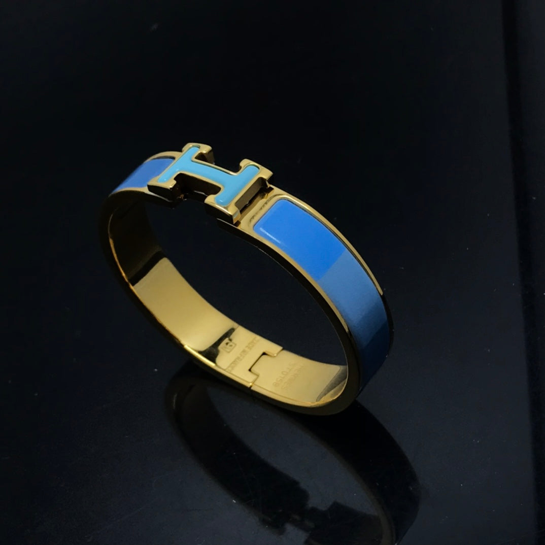[Aurora]H BRACELET BLUE RAINBOW CERAMIC