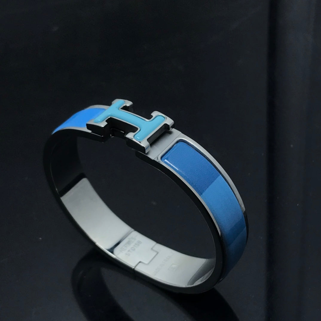 [Aurora]H BRACELET BLUE RAINBOW CERAMIC