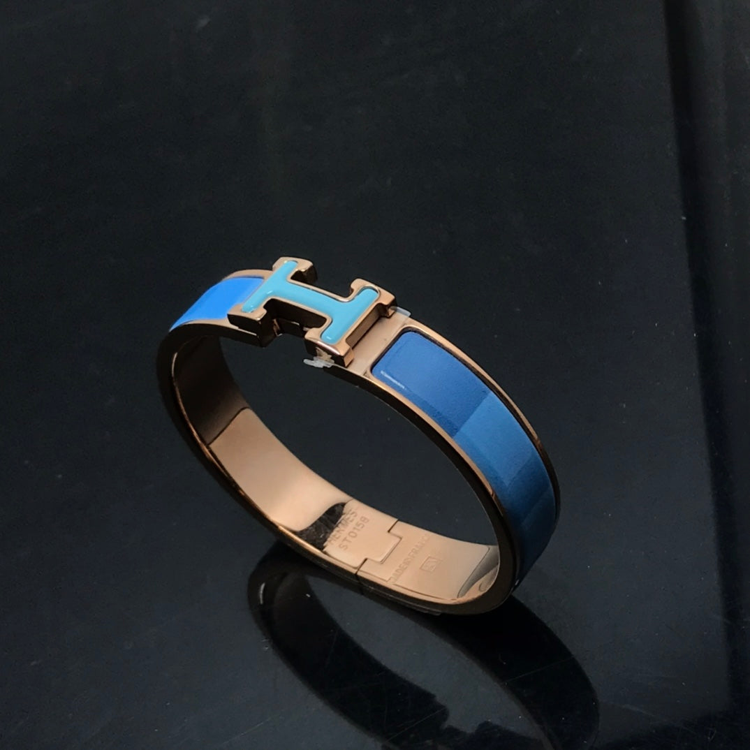 [Aurora]H BRACELET BLUE RAINBOW CERAMIC