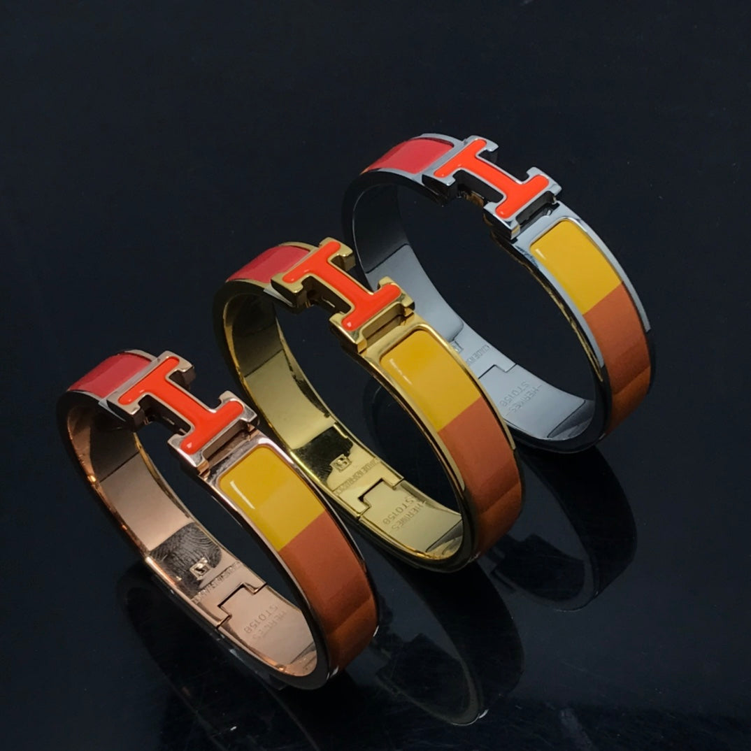 [AURORA]H ARMBAND ORANGE REGENBOGEN KERAMIK