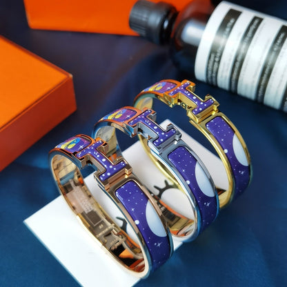 [AURORA]H STAR AND MOON BRACELET 12MM