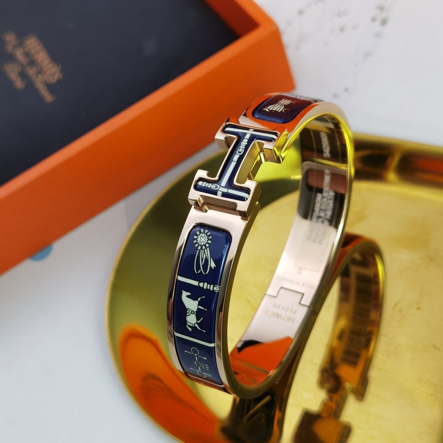 [AURORA]H COUVERTURES DUNKELBLAUES ARMBAND